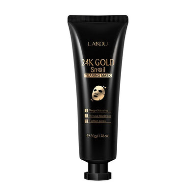 Gold Foil Snail Tear-Off Hydration Mask