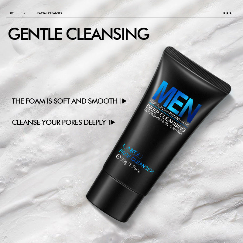Men's Natural Facial Cleansing Scrub